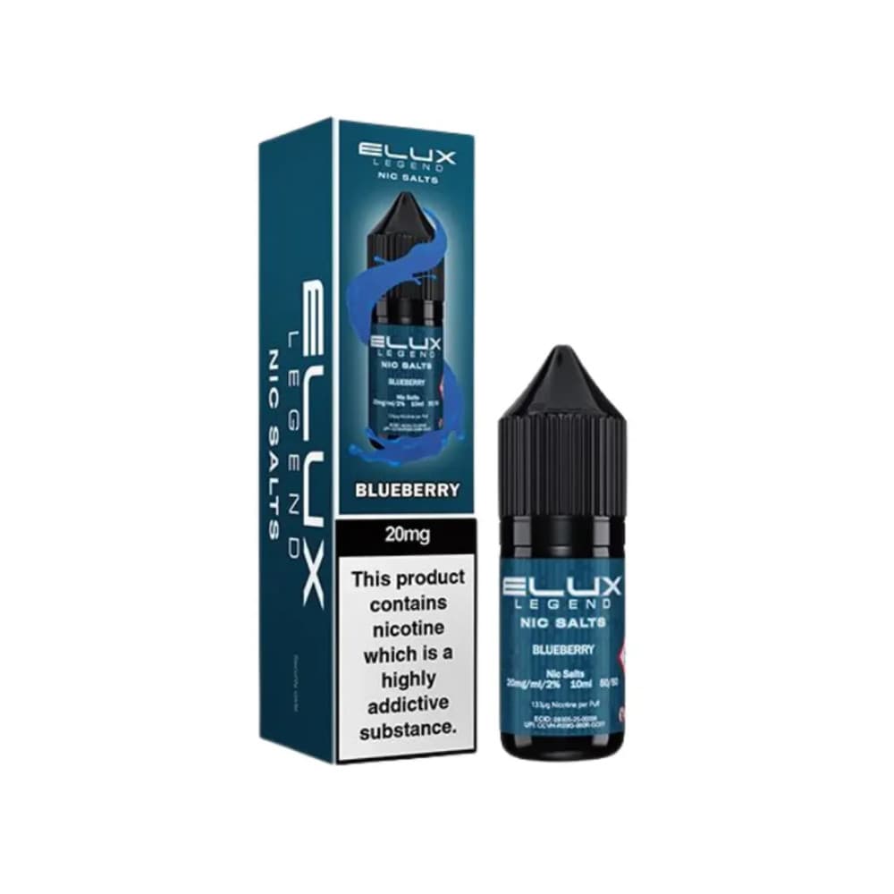  Blueberry / 10mg Elux Legend Nic Salts E-Liquids 10ml 
