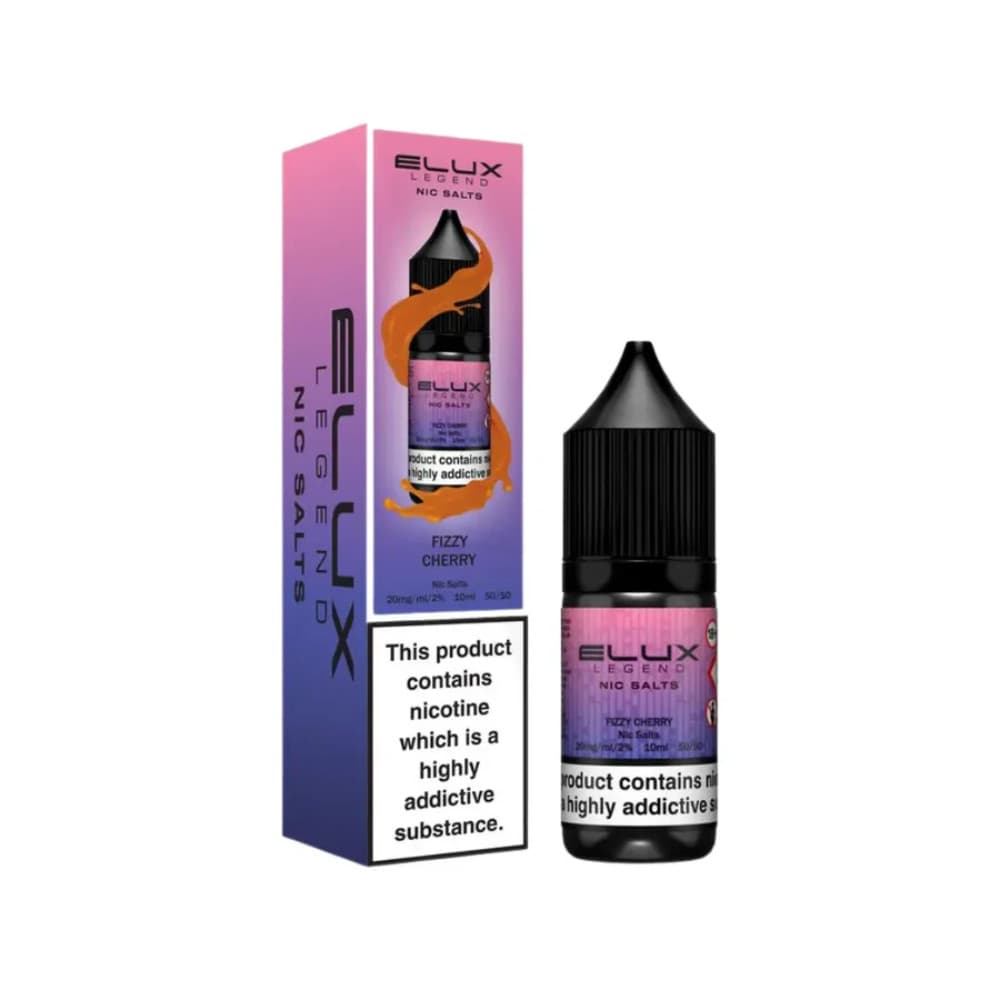  Fizzy Cherry / 20mg Elux Legend Nic Salts E-Liquids 10ml 