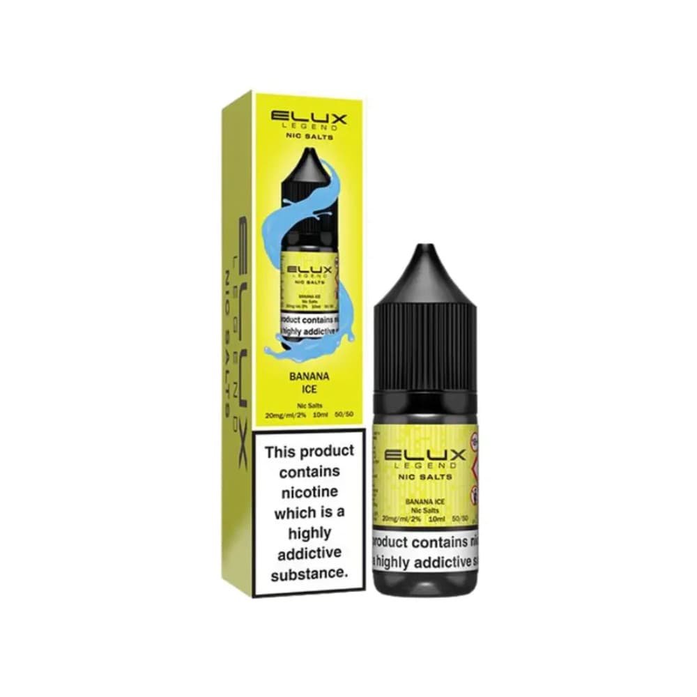  Banana Ice / 20mg Elux Legend Nic Salts E-Liquids 10ml 
