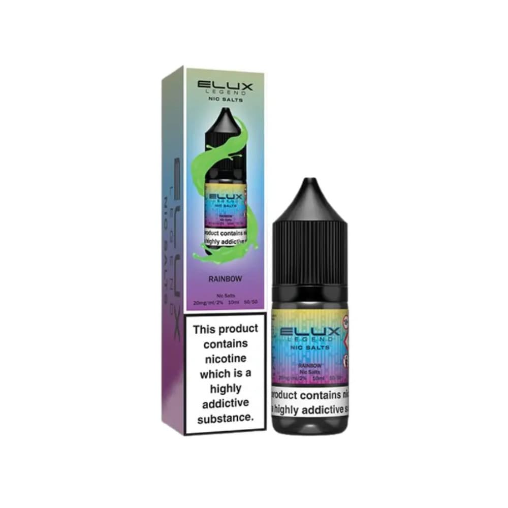  Rainbow / 20mg Elux Legend Nic Salts E-Liquids 10ml 