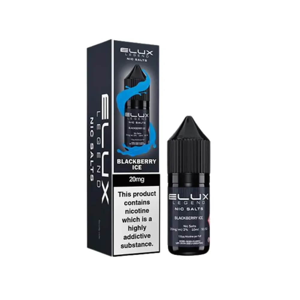  Blackberry Ice / 20mg Elux Legend Nic Salts E-Liquids 10ml 