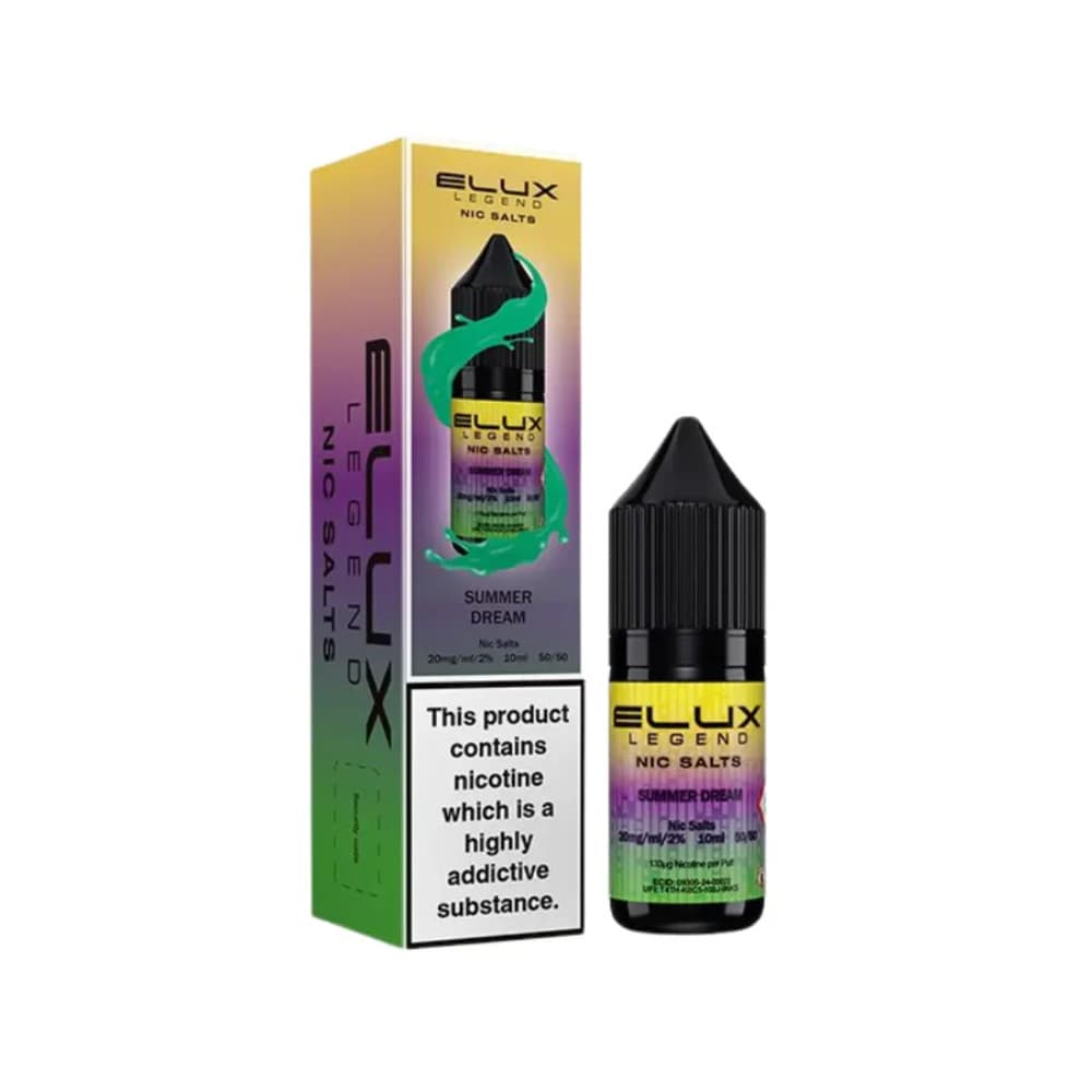  Summer Dream / 20mg Elux Legend Nic Salts E-Liquids 10ml 