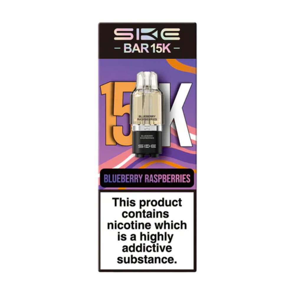 Blueberry Raspberries Ske Bar 15k Prefilled Pods 