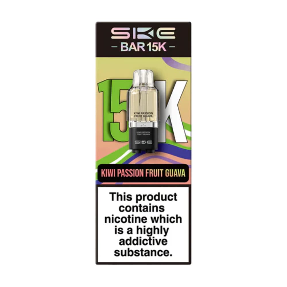  Kiwi Passion Fruit Guava Ske Bar 15k Prefilled Pods 