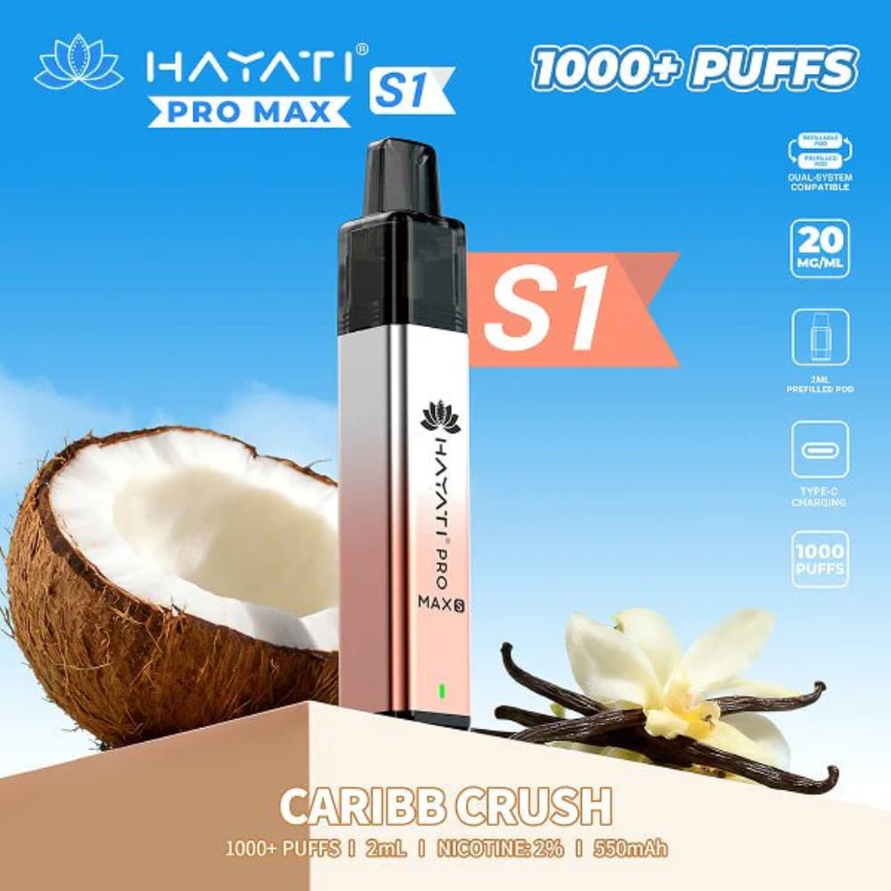  Caribb Crush Hayati Pro Max S1 Vape Kit 