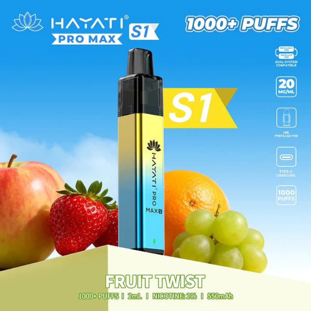  Fruit Twist Hayati Pro Max S1 Vape Kit 