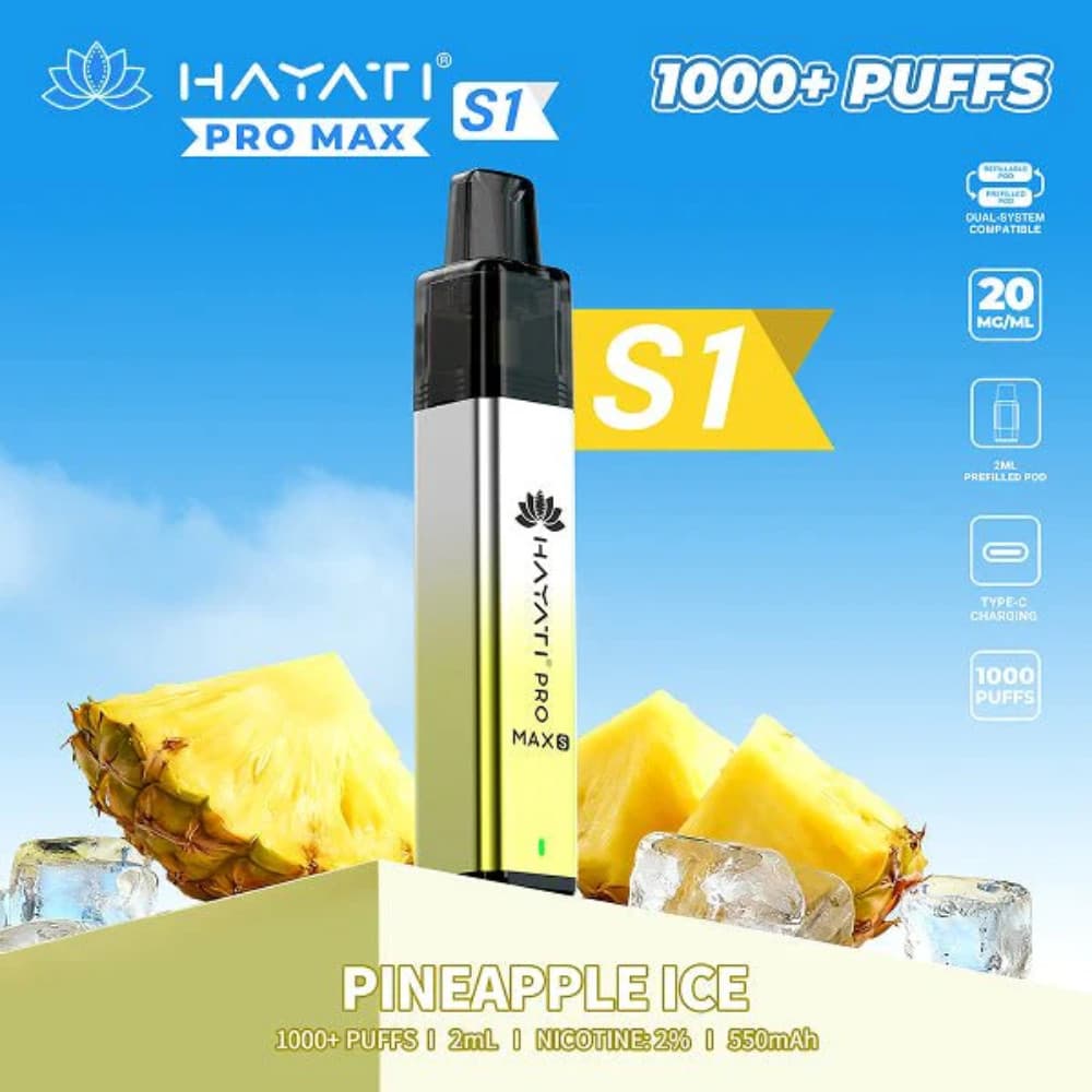  Pineapple Ice Hayati Pro Max S1 Vape Kit 