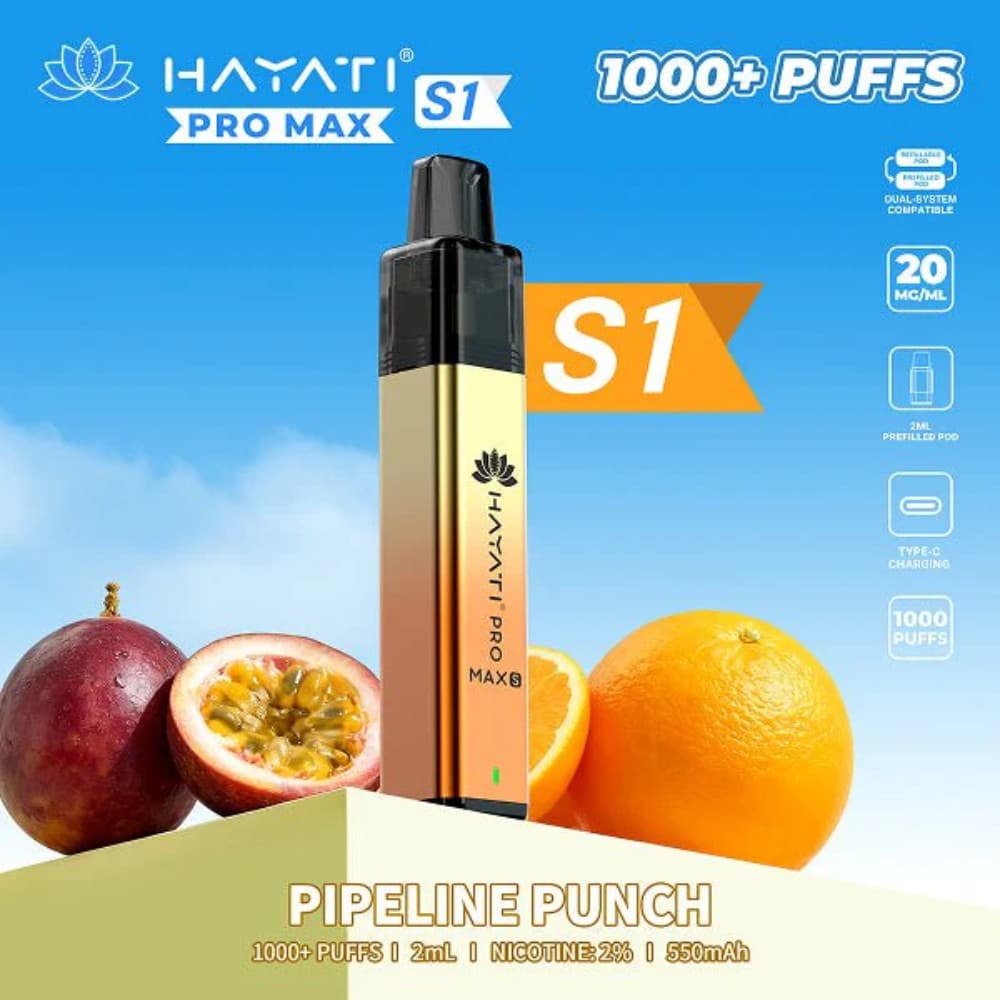  Pipeline Punch Hayati Pro Max S1 Vape Kit 