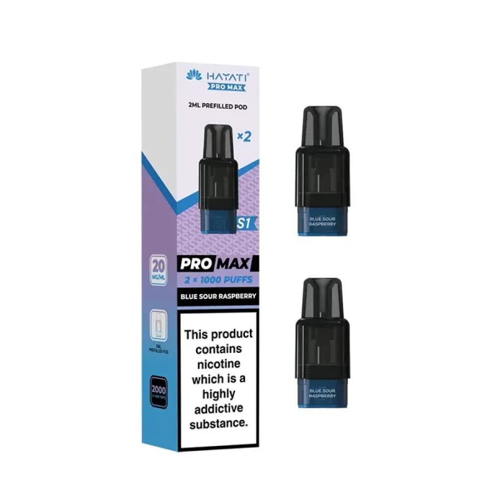  Blue Sour Raspberry Hayati Pro Max S1 Prefilled Pods 