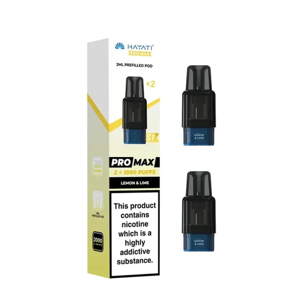  Lemon Lime Hayati Pro Max S1 Prefilled Pods 