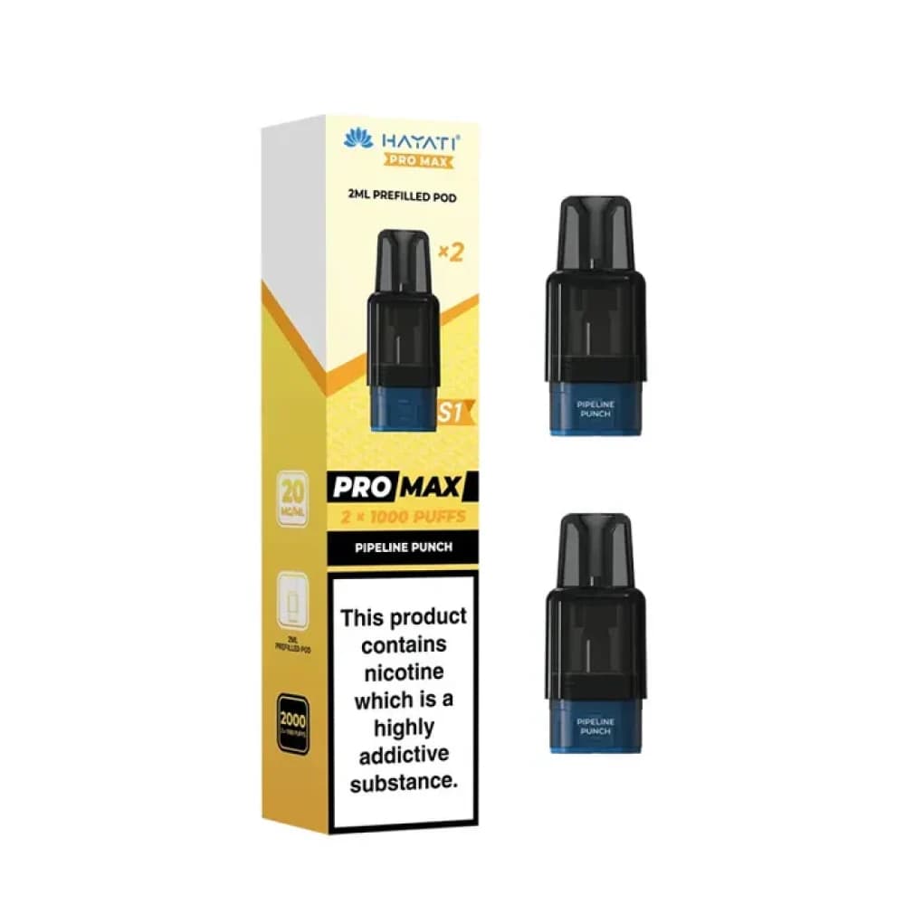  Pipeline Punch Hayati Pro Max S1 Prefilled Pods 