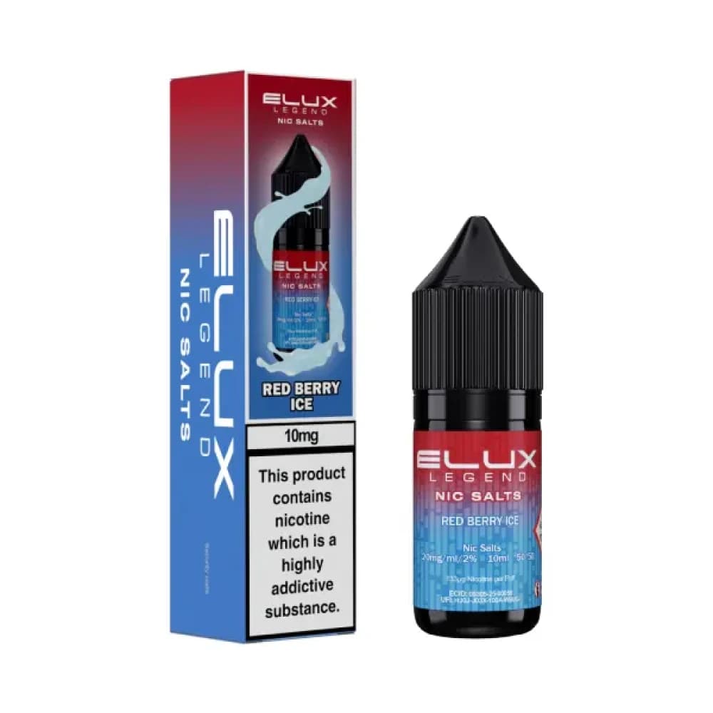  Red Berry Ice / 10mg Elux Legend Nic Salts E-Liquids 10ml 