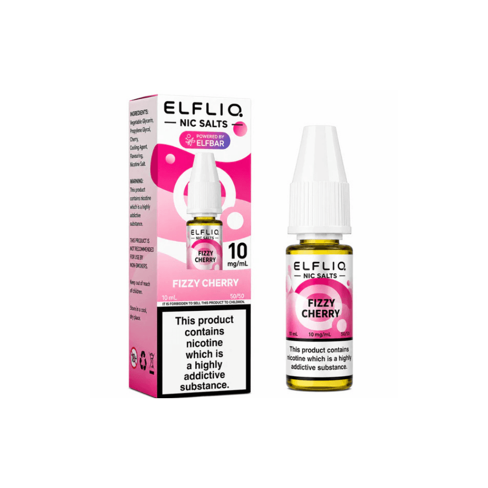  Fizzy Cherry / 20mg Elf Bar Elfliq Nic Salt E-Liquids 10ml 