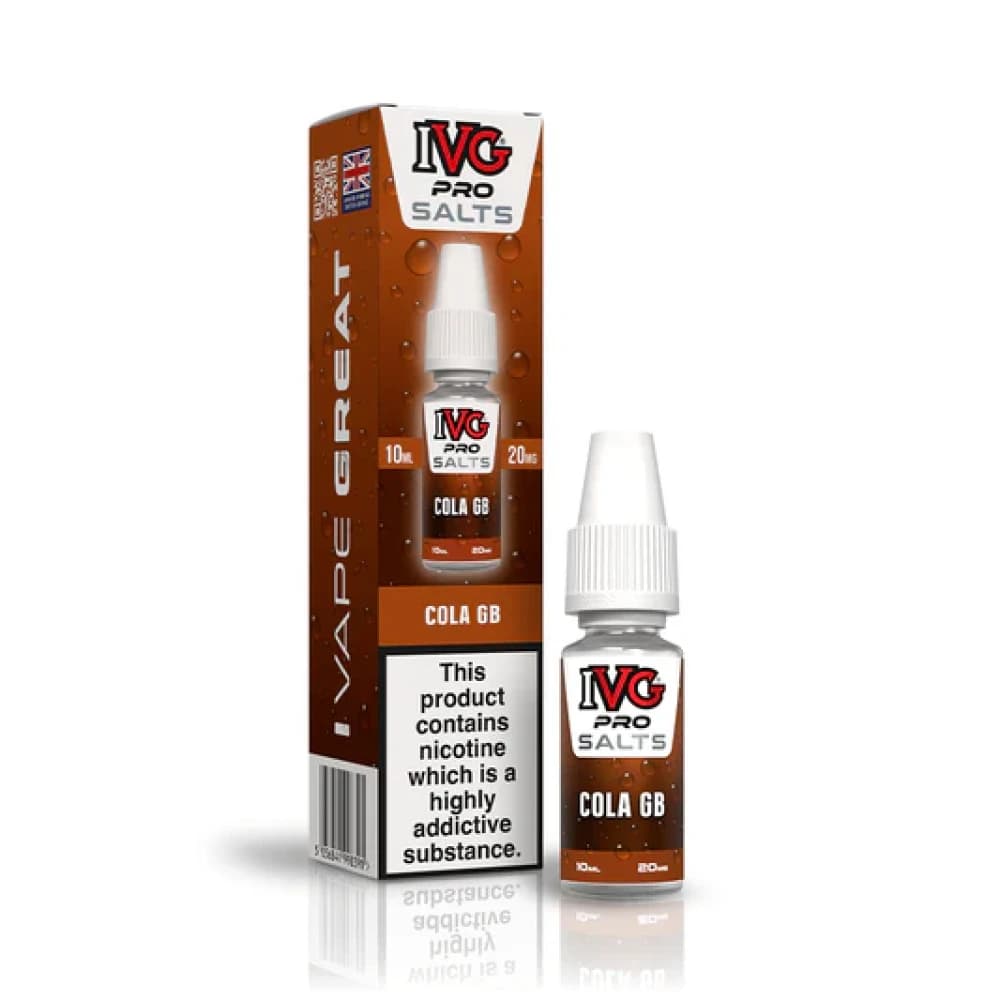  Cola GB / 10mg IVG Pro Salts Nic Salt 10ml E-Liquid 