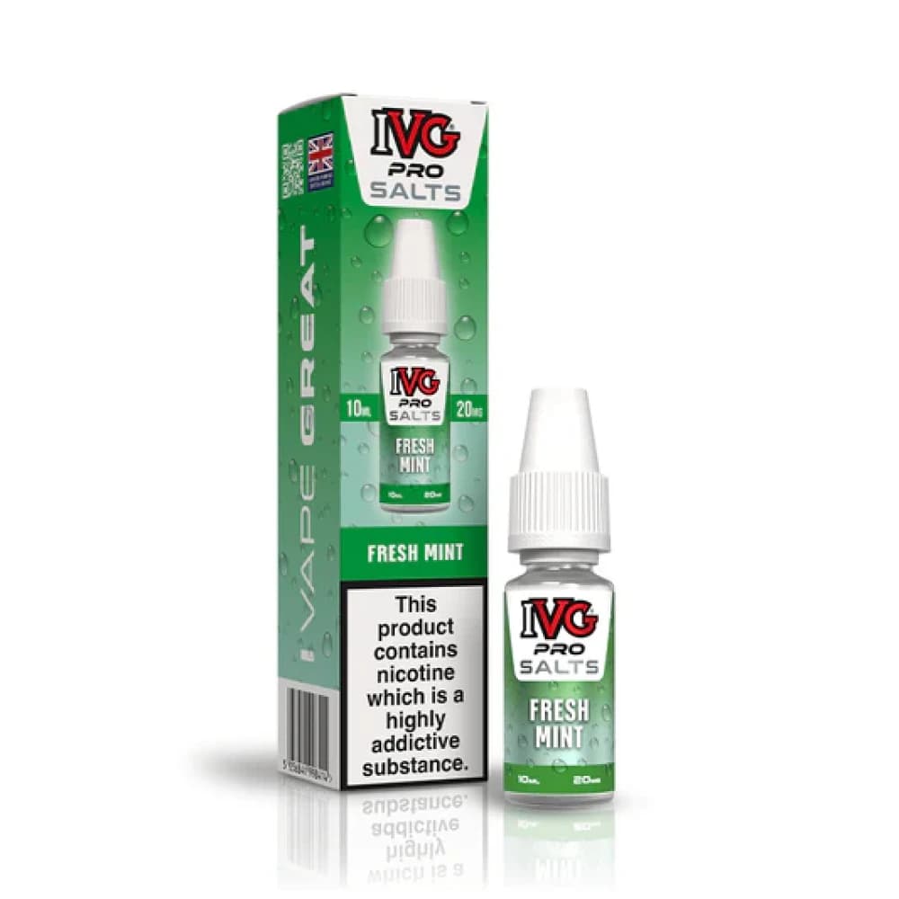  Fresh Mint / 10mg IVG Pro Salts Nic Salt 10ml E-Liquid 