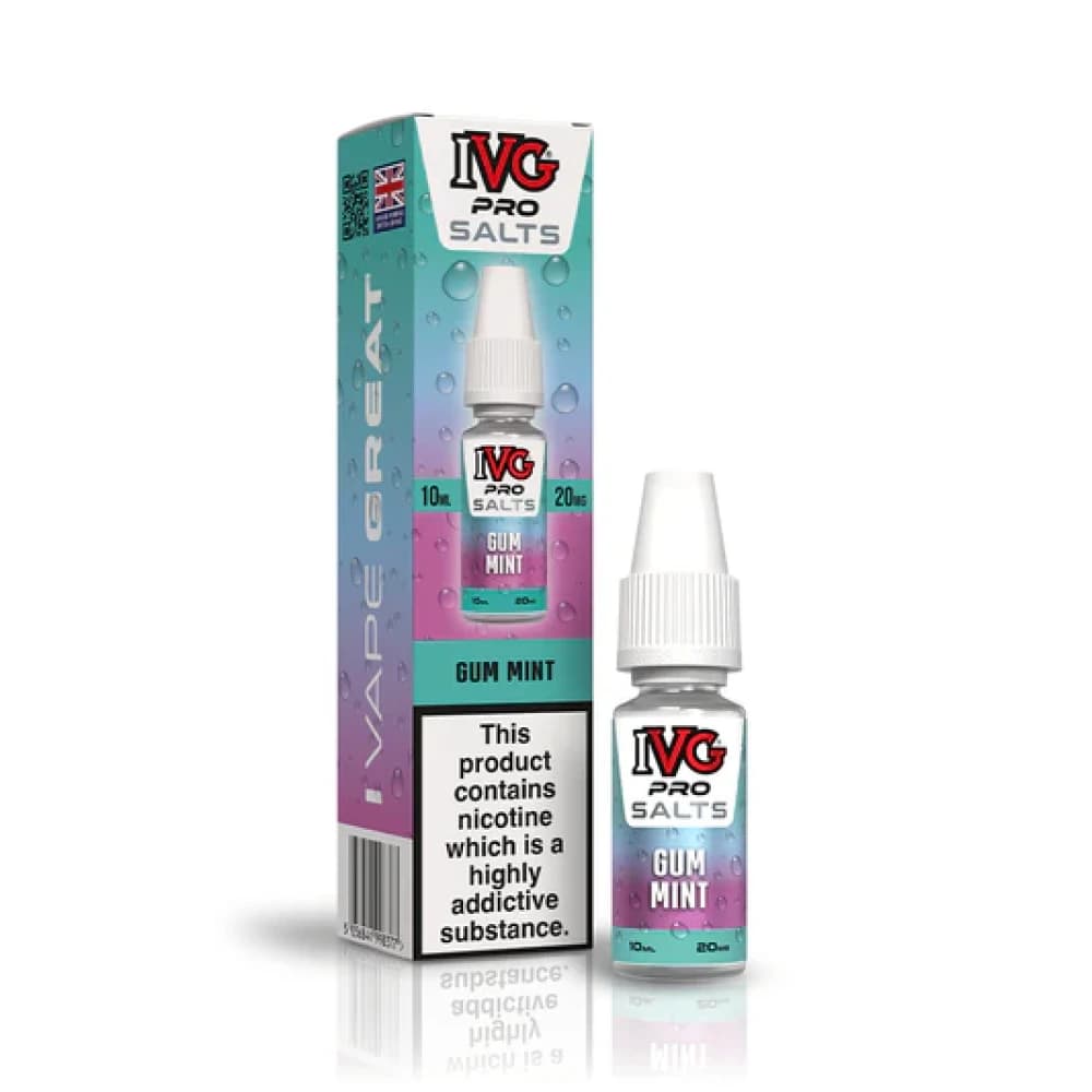  Gum MInt / 10mg IVG Pro Salts Nic Salt 10ml E-Liquid 