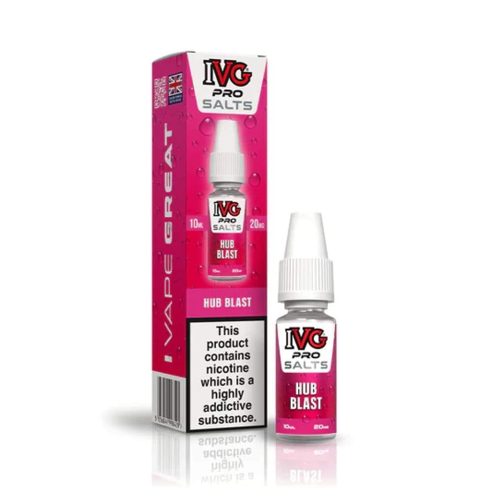  Hub Blast / 10mg IVG Pro Salts Nic Salt 10ml E-Liquid 