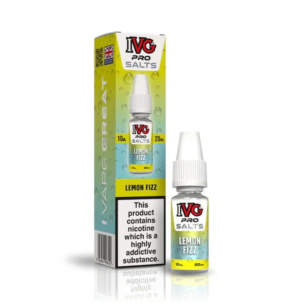  Lemon Fizz / 10mg IVG Pro Salts Nic Salt 10ml E-Liquid 