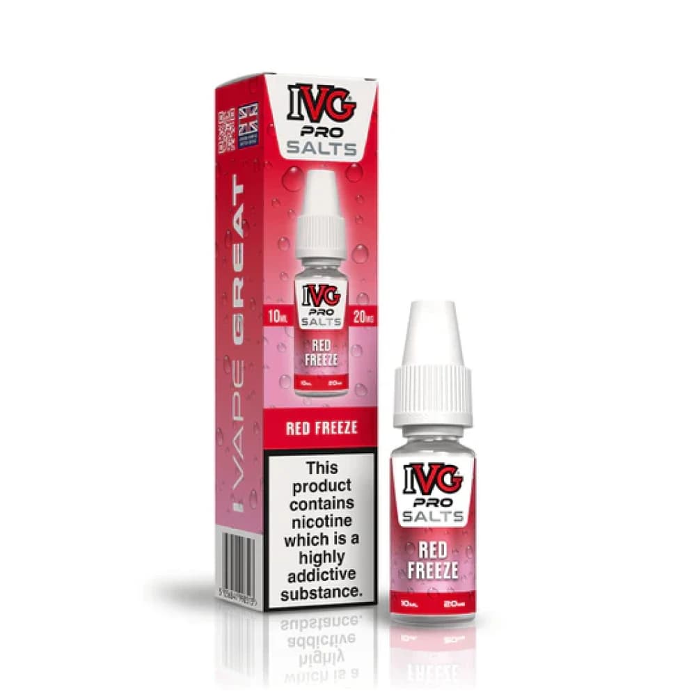 Red Freeze / 10mg IVG Pro Salts Nic Salt 10ml E-Liquid 