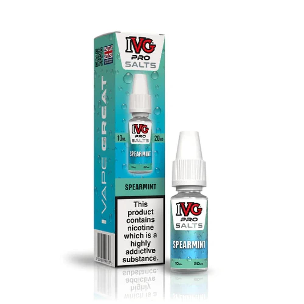  Spearmint / 10mg IVG Pro Salts Nic Salt 10ml E-Liquid 