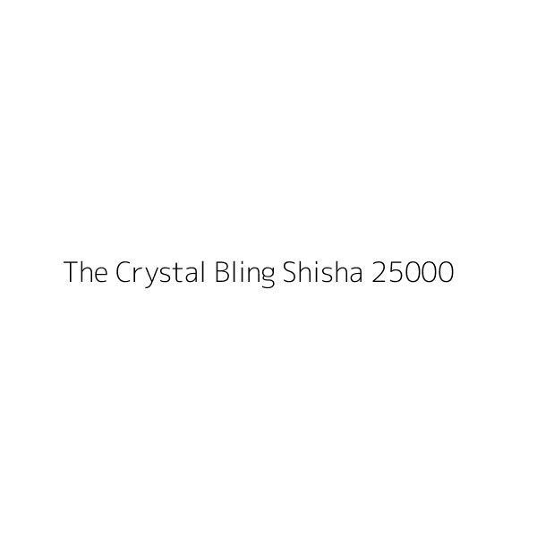 The Crystal Bling Shisha 25000