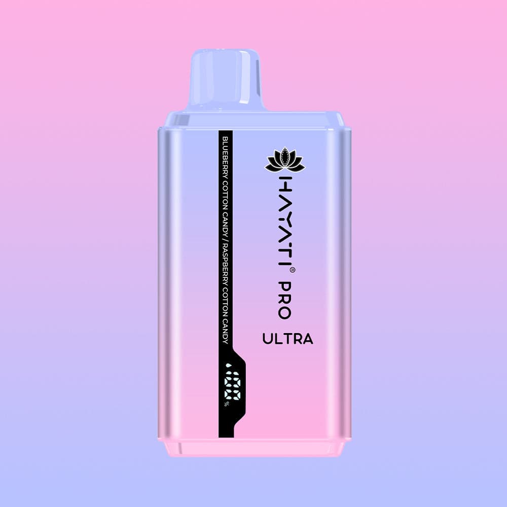 Hayati Pro Ultra 15000 - Blueberry Cotton Candy / Raspberry Cotton Candy | 10 Packs