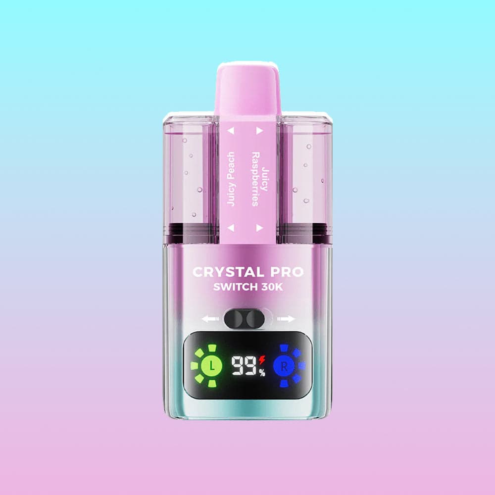 Crystal Pro Switch 30k - Juicy Peach / Juicy Raspberries | 5 Packs