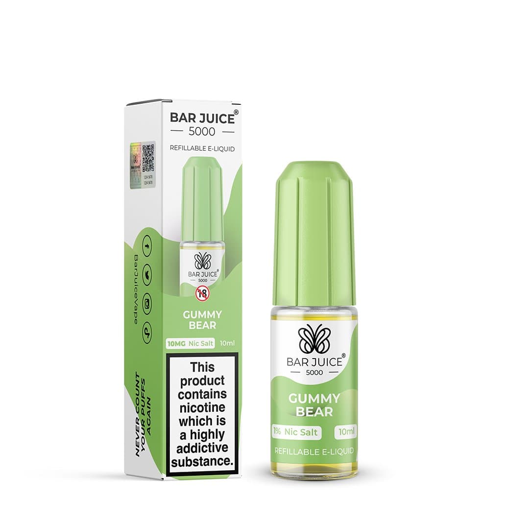 20MG Bar Juice 5000 Nic Salt - Gummy Bear