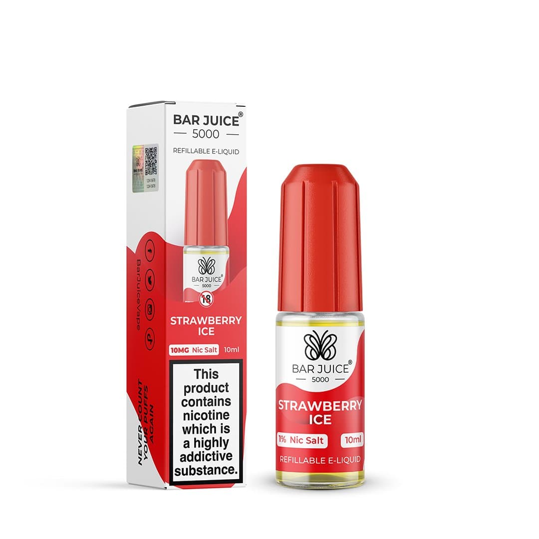 20MG Bar Juice 5000 Nic Salt - Strawberry Ice