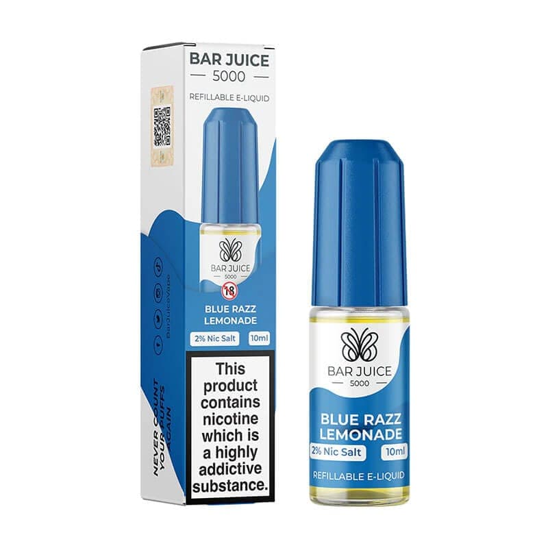 10MG Bar Juice 5000 Nic Salt - Blue Razz Lemonade