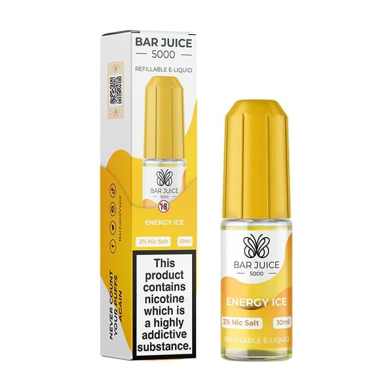 20MG Bar Juice 5000 Nic Salt - Energy Ice