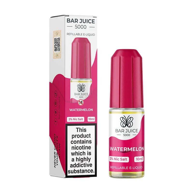 10MG Bar Juice 5000 Nic Salt - Watermelon