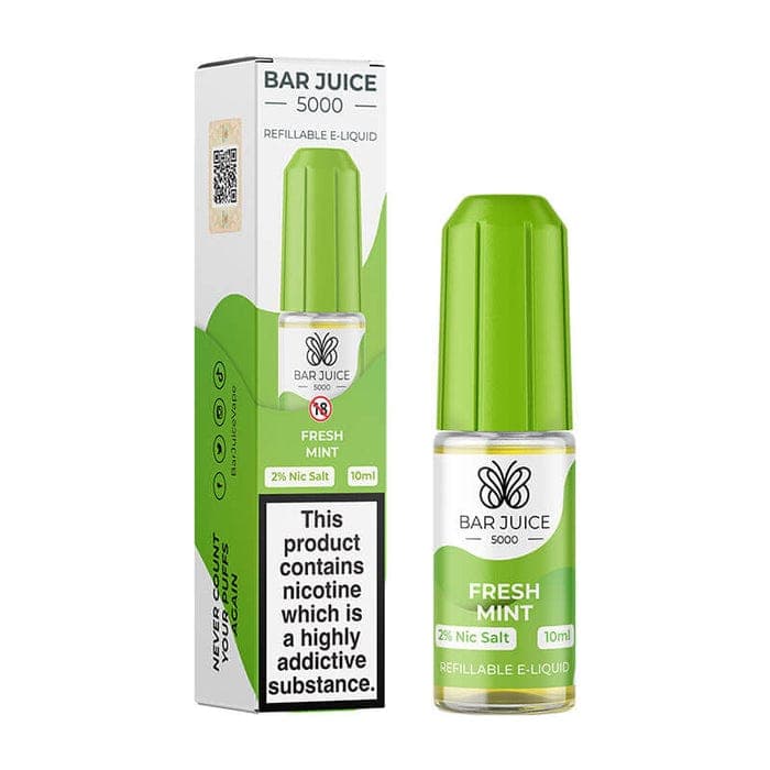 20MG Bar Juice 5000 Nic Salt - Fresh MInt