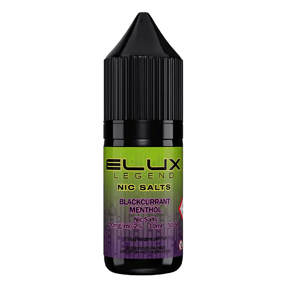 10mg Elux Legend Nic Salt - Blackcurrant Menthol