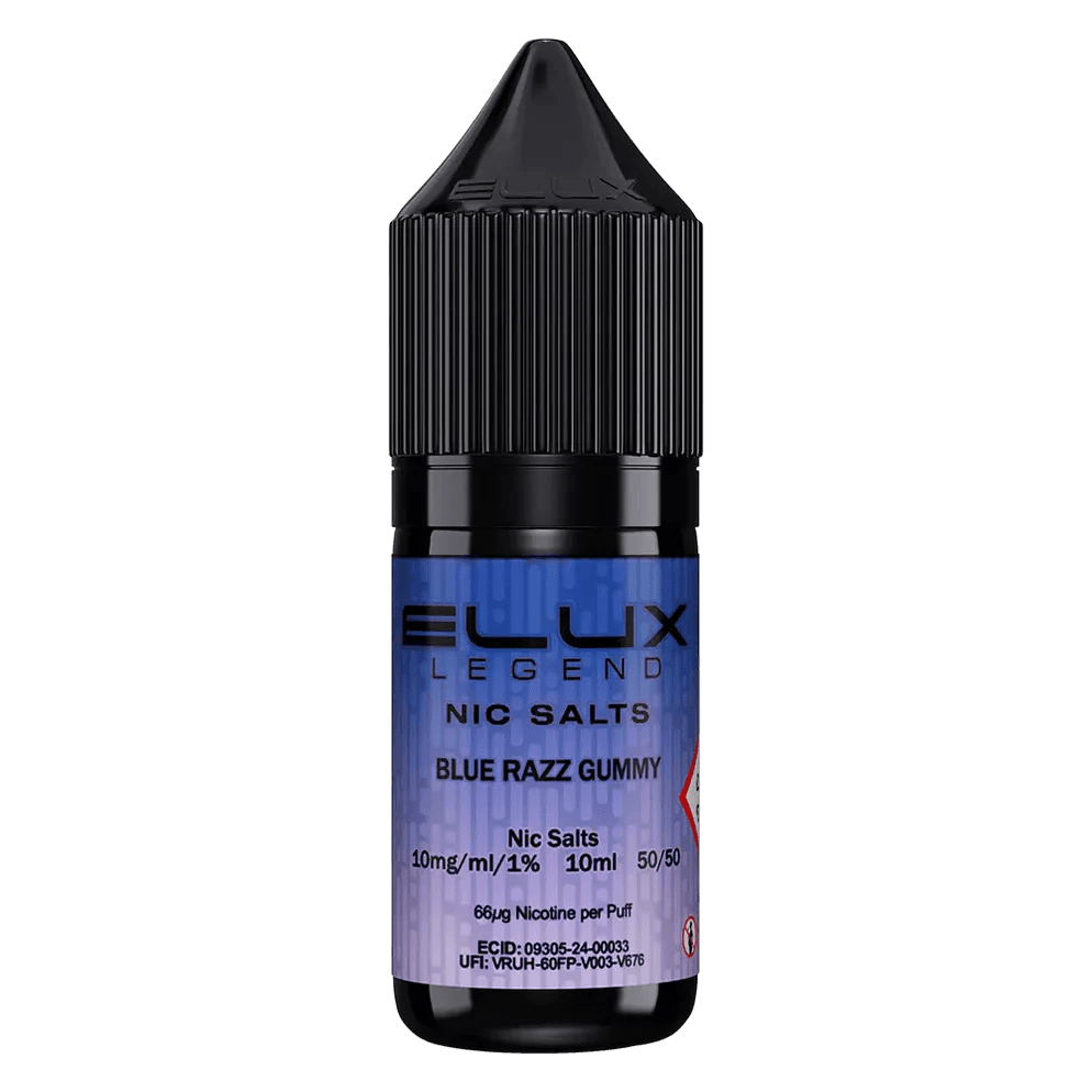 10mg Elux Legend Nic Salt - Blue Razz Gummy