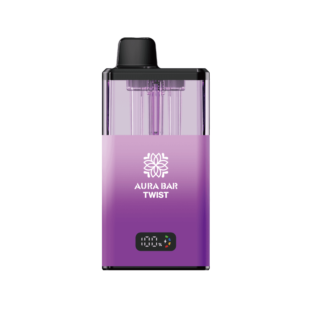 Blueberry Raspberry/Summer Dream Crystal Prime Aura Bar Twist 40k Prefilled Refill Pod Vape Kit