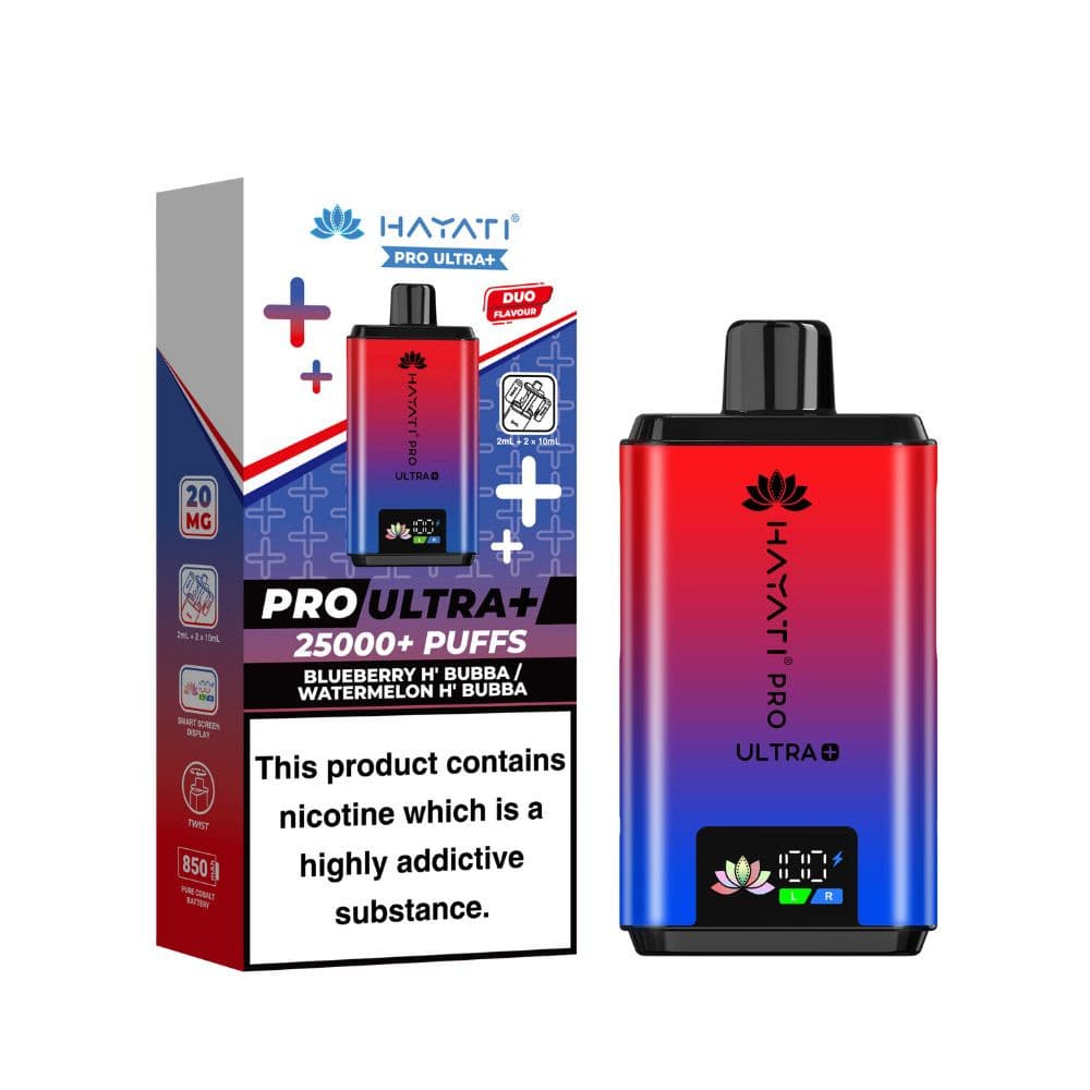 Blueberry H' Bubba/ Watermelon H' Bubba Hayati Pro Ultra Plus 25k Vape Kit