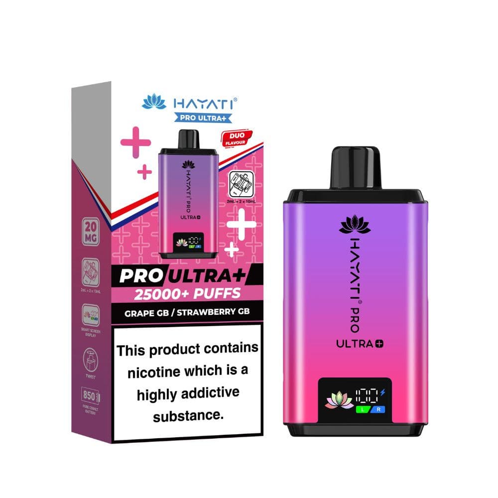 Grape GB/ Strawberry GB Hayati Pro Ultra Plus 25k Vape Kit