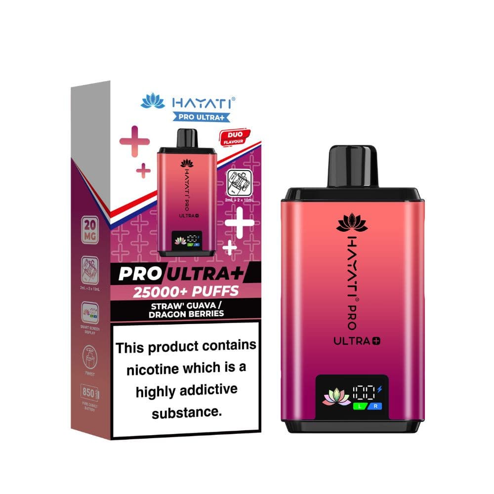 Strawberry Guava / Dragon Berries Hayati Pro Ultra Plus 25k Vape Kit