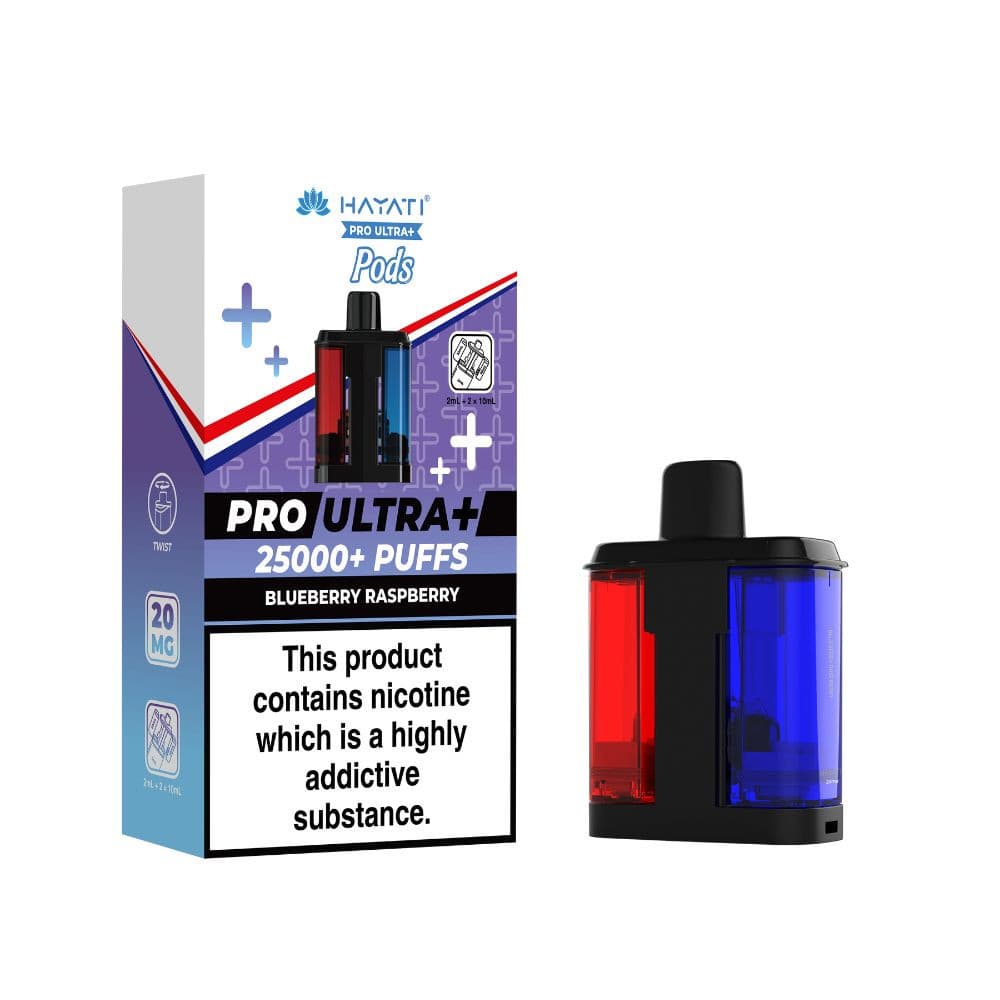 Blueberry Raspberry Hayati Pro Ultra Plus 25k Vape Kit