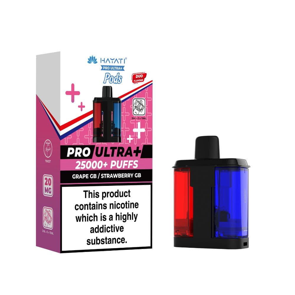 Grape GB / Strawberry GB Hayati Pro Ultra Plus 25k Vape Kit
