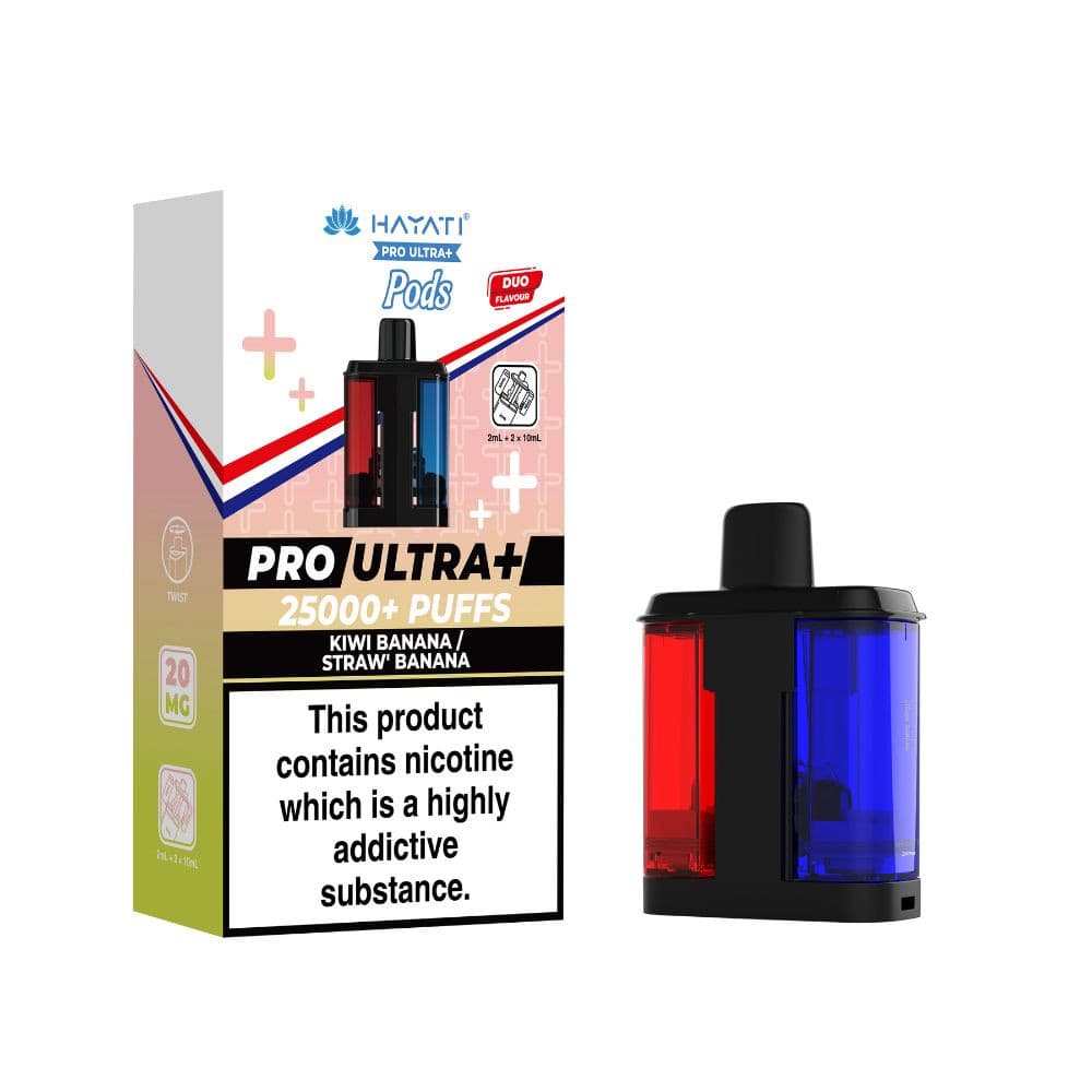 Kiwi Banana / Strawberry Banana Hayati Pro Ultra Plus 25k Vape Kit