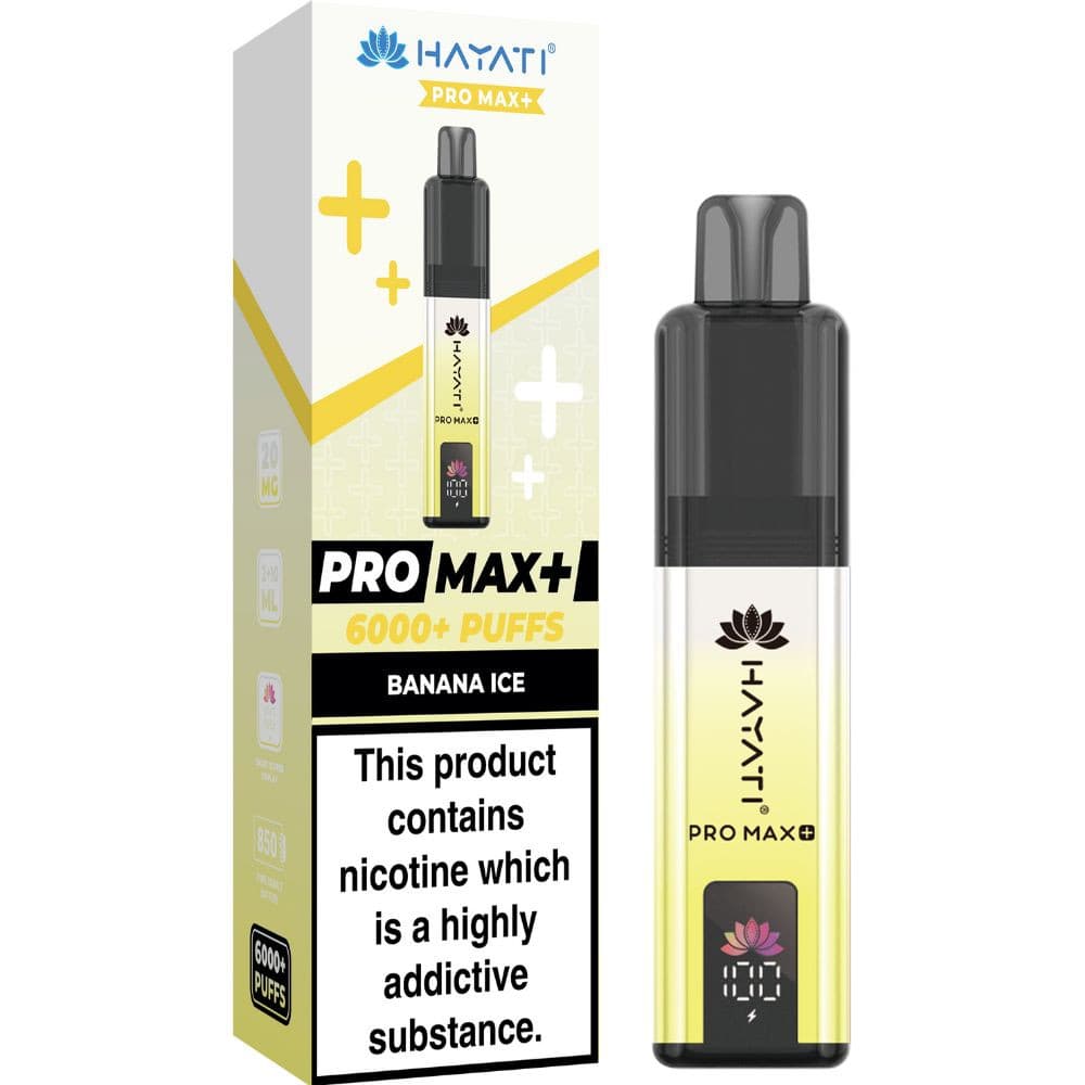 Banana Ice Hayati Pro Max Plus 6000 Vape Kit