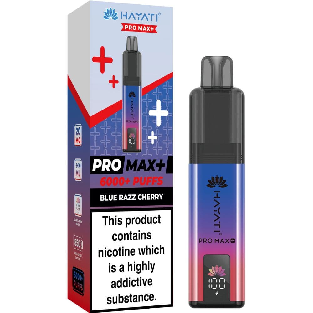 Blue Razz Cherry Hayati Pro Max Plus 6000 Vape Kit