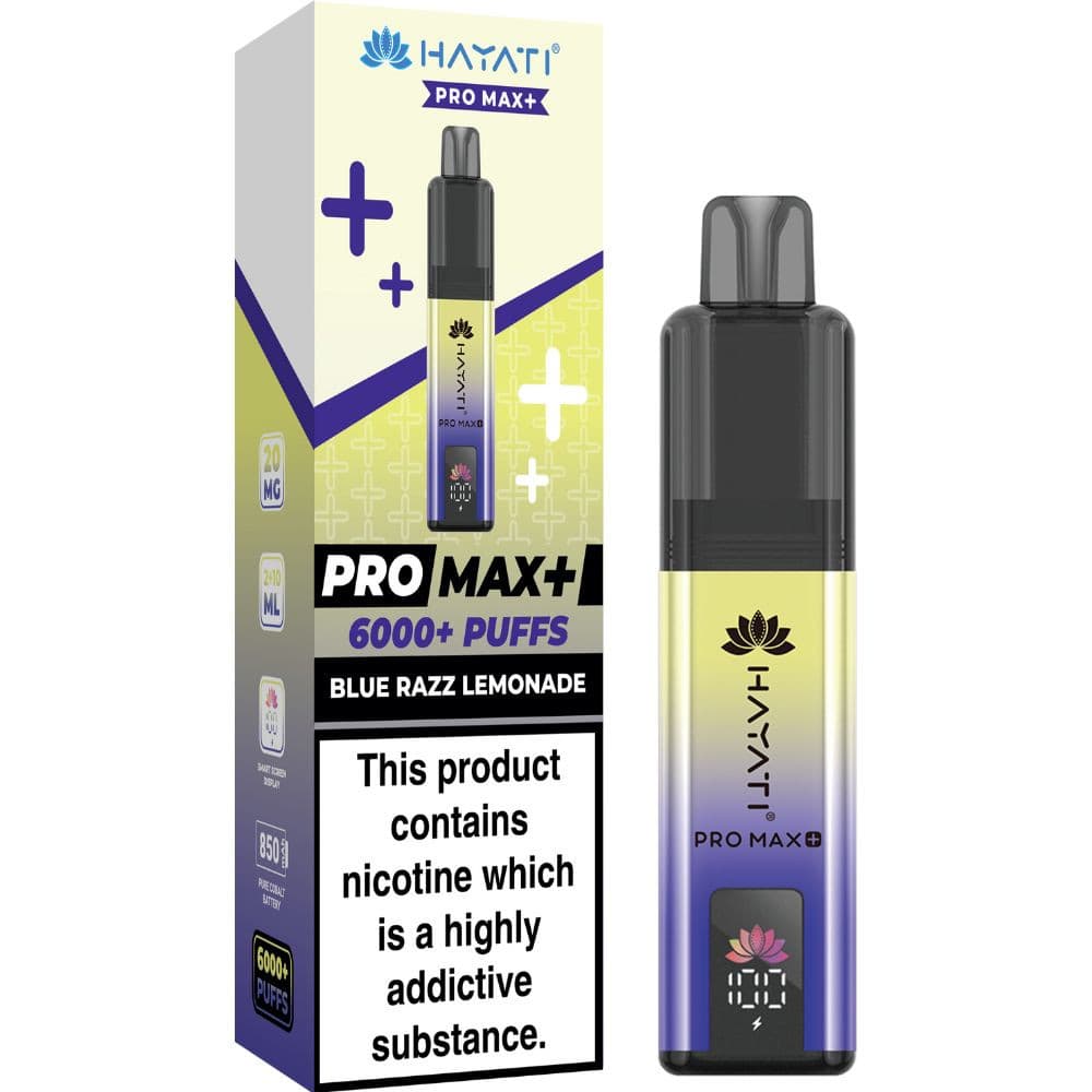 Blue Razz Lemonade Hayati Pro Max Plus 6000 Vape Kit