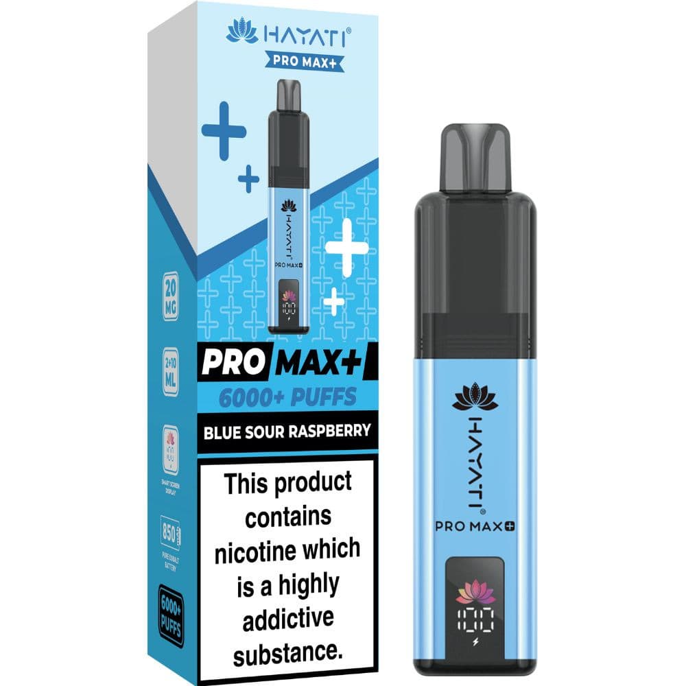 Blue Sour Raspberry Hayati Pro Max Plus 6000 Vape Kit