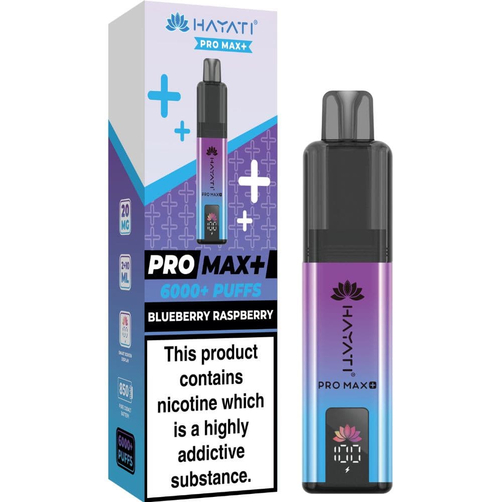 Blueberry Raspberry Hayati Pro Max Plus 6000 Vape Kit