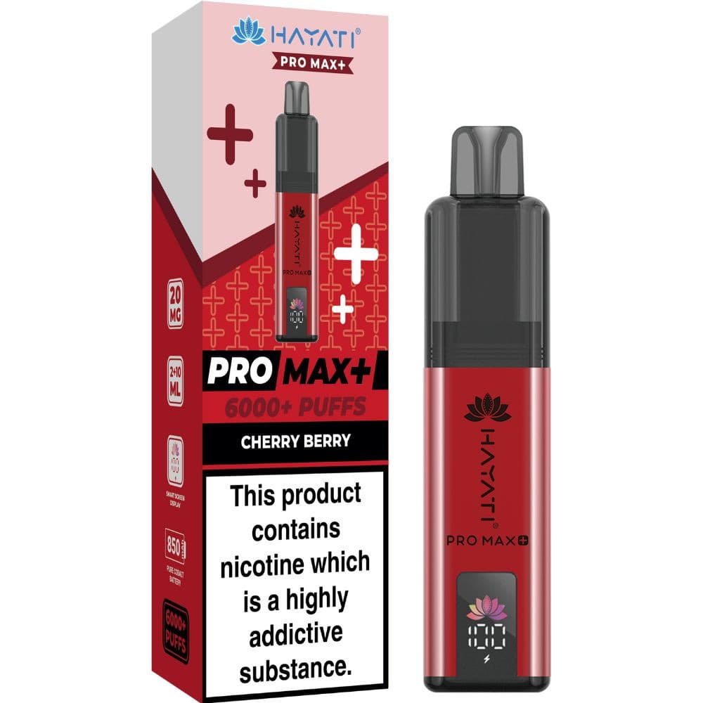 Cherry Berry Hayati Pro Max Plus 6000 Vape Kit