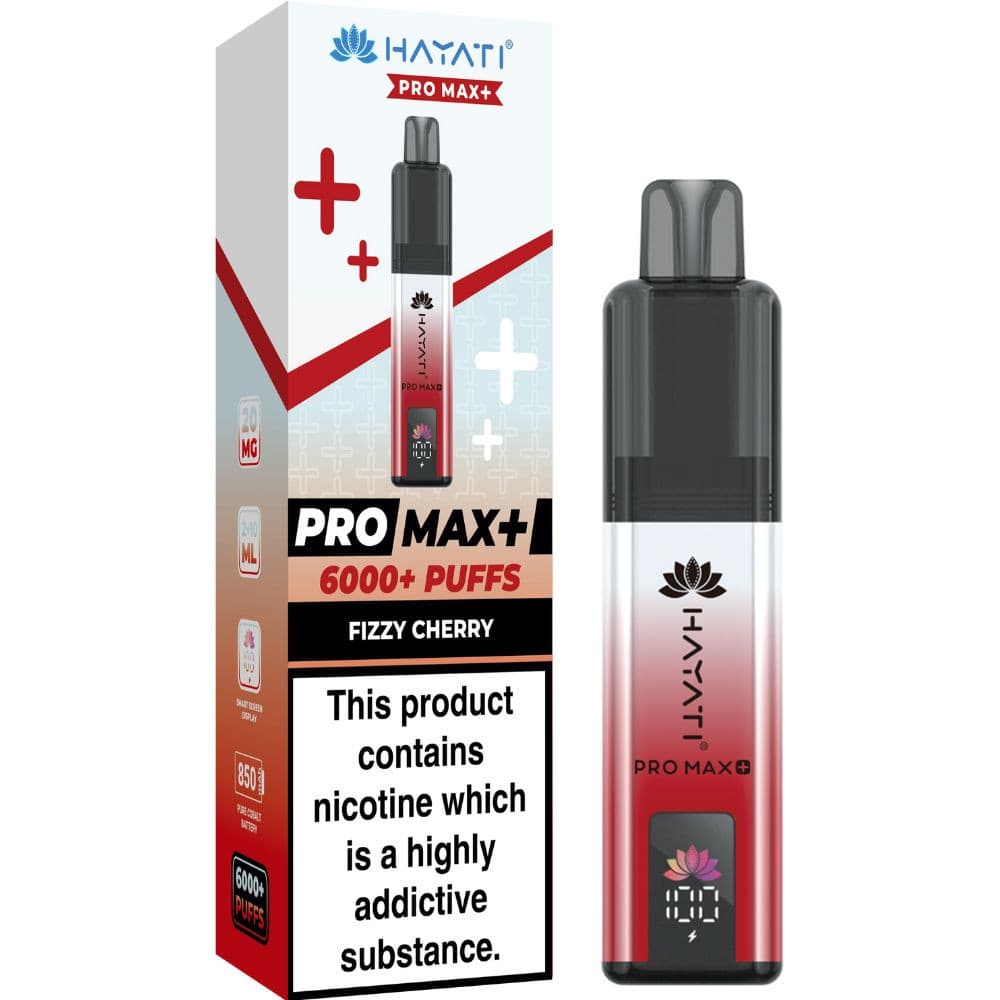 Fizzy Cherry Hayati Pro Max Plus 6000 Vape Kit
