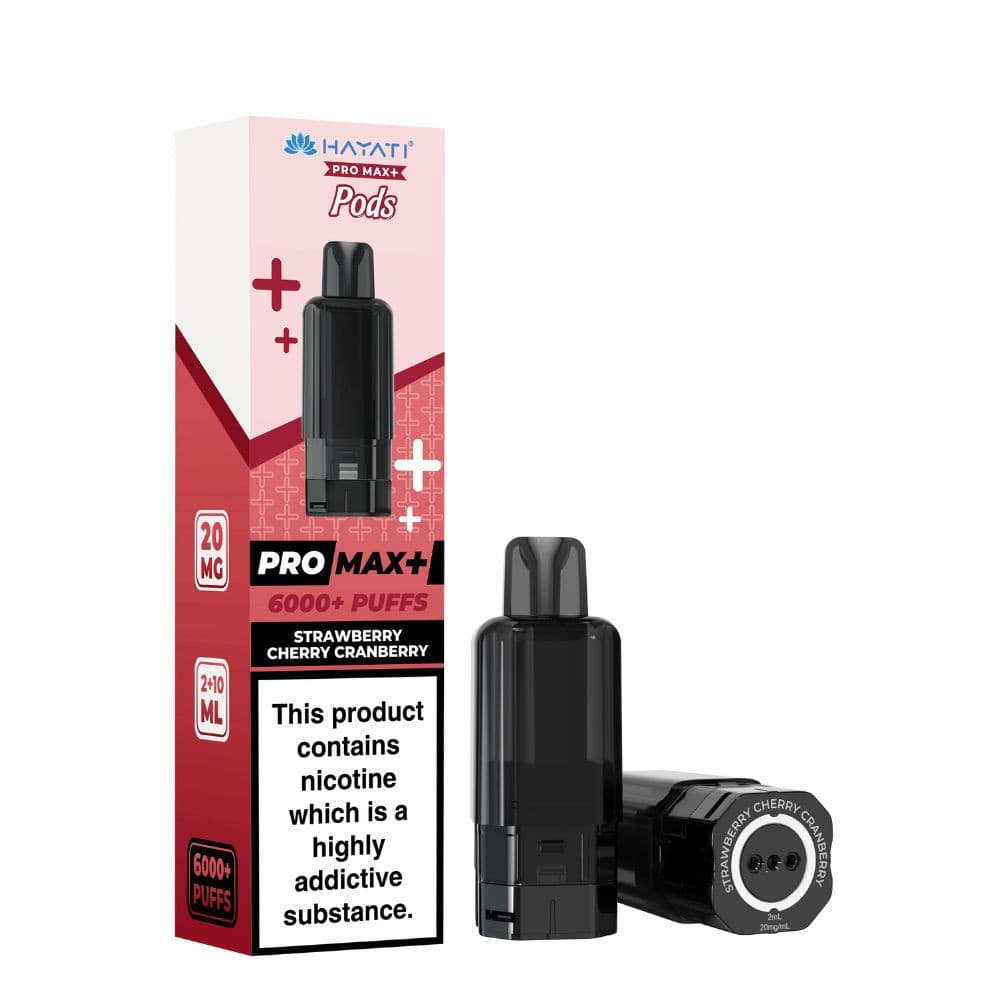 Strawberry Cherry Cranberry Hayati Pro Max Plus 6000 Vape Kit